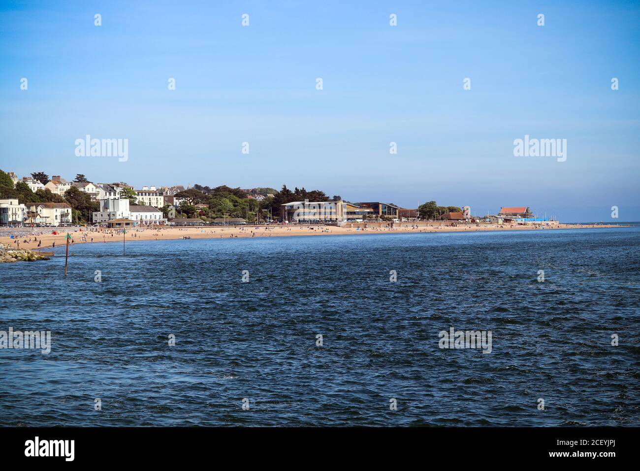 Spiaggia di Exmouth Foto Stock