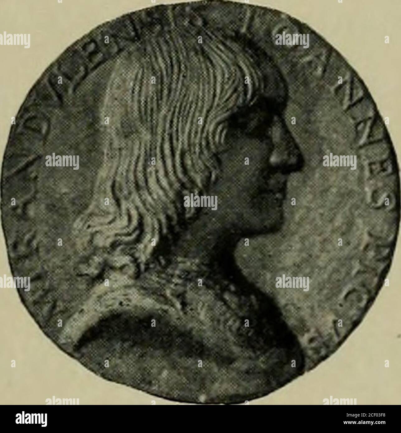 . Antonio Allegri da Correggio, la sua vita, i suoi amici e il suo tempo. MEDAGLIONE DI GIOVANNI PICO DELLA MIRANDOLA I4 ANTONIO DA CORREGGIO DONNE. Cultura della più seria e solida qualità distinguishedGian Francesco, che è stato autorizzato a governare in considerazione di aver giurato fedeltà a Giulio II, assalente e conquistatore di Miran-dola. Era gentile, onesto e pio, scrisse una serie di latintesi su una varietà di domande, e frequentemente attaccò le dottrine di Aristotele, difendendo la memoria di Savonarola, e, come zio hisfamous, ridicolando la fede contemporanea nella stregoneria andkind Foto Stock