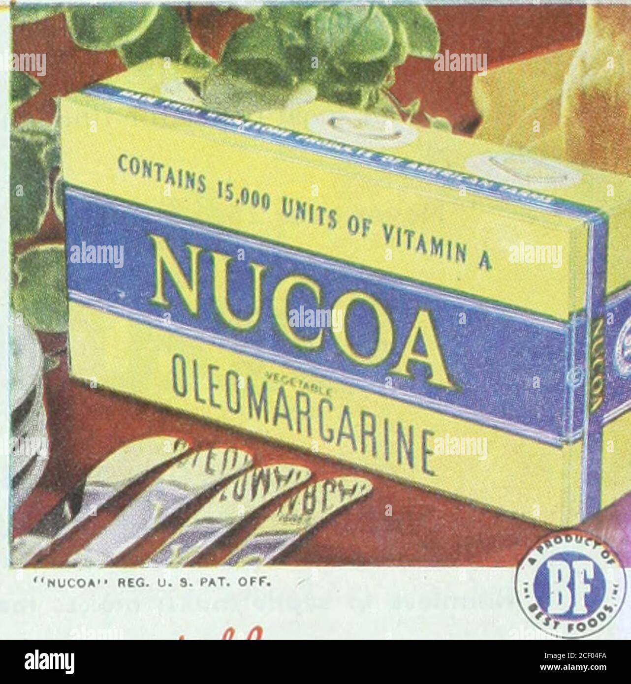 . Il giornale domestico delle Signore. J*futiutvm«i% Nessun'altra diffusione churned, a qualsiasi prezzo, è più ricca di energia alimentare, o una fonte più fine tutto l'anno di prezioso vita-min protettivo A. Cook con Nucoa come viene - bianco puro. Per una bella tavola da servire,tinta Nucoa un giallo delicato con il wafer PureColor inserito in ogni confezione. S^ JVueoa, paaud^ °* H^^- 278 LADIES HOME JOURNAL May. 1948 Heres, che dicono i saggi: © Foto Stock