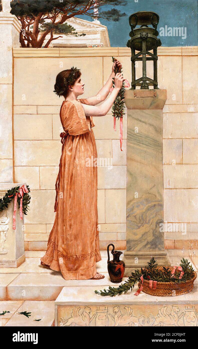Bulleid George Lawrence - al Temple Gate - Inglese Scuola - 19 ° secolo Foto Stock