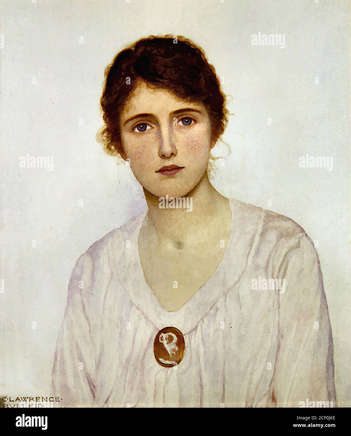 Bulleid George Lawrence - The Cameo Brooch - British School - 19 ° secolo Foto Stock