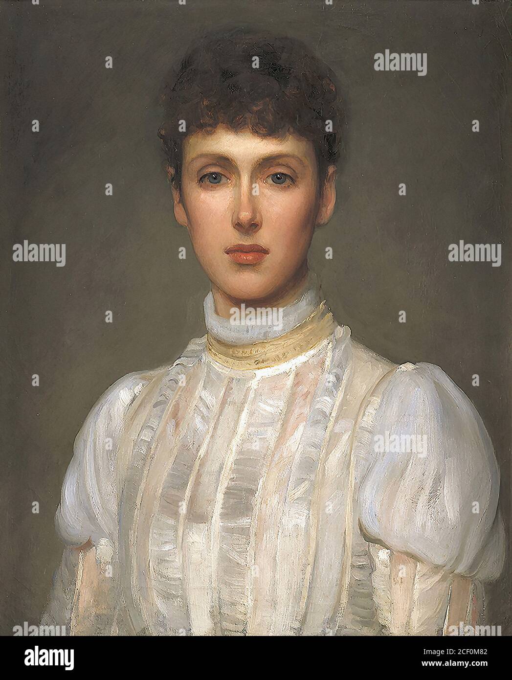 Calderon Philip Hermogenes - a Proud Girl - British School - 19 ° secolo Foto Stock