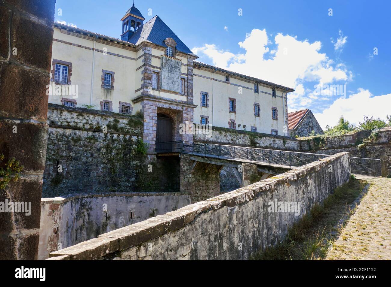 La citadelle consolidata da Vauban. Saint Jean Pied de Port. Paesi Baschi. Francia Foto Stock