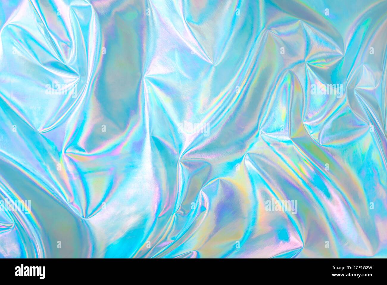 sfondo olografico color pastello in stile anni '80 Foto Stock