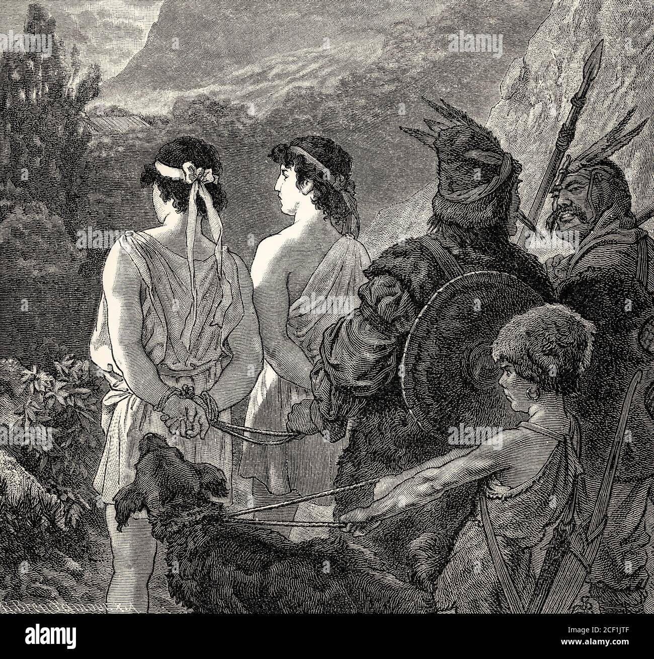 ATTO i, SCENA IV., scena di Ifigenia a Tauris, Johann Wolfgang von Goethe Foto Stock