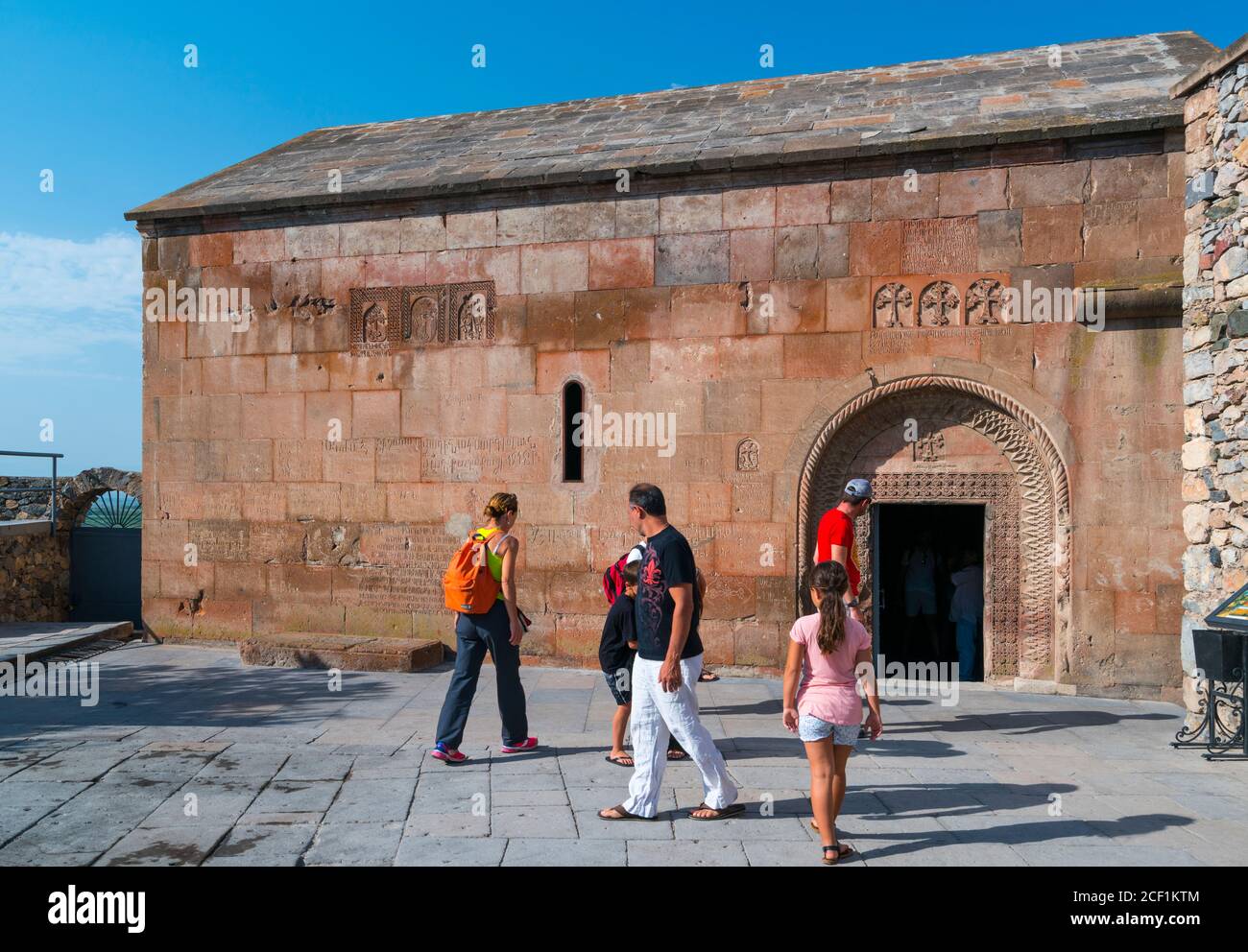 Monastero di Khor Virap, provincia di Ararat, Armenia, Medio Oriente Foto Stock