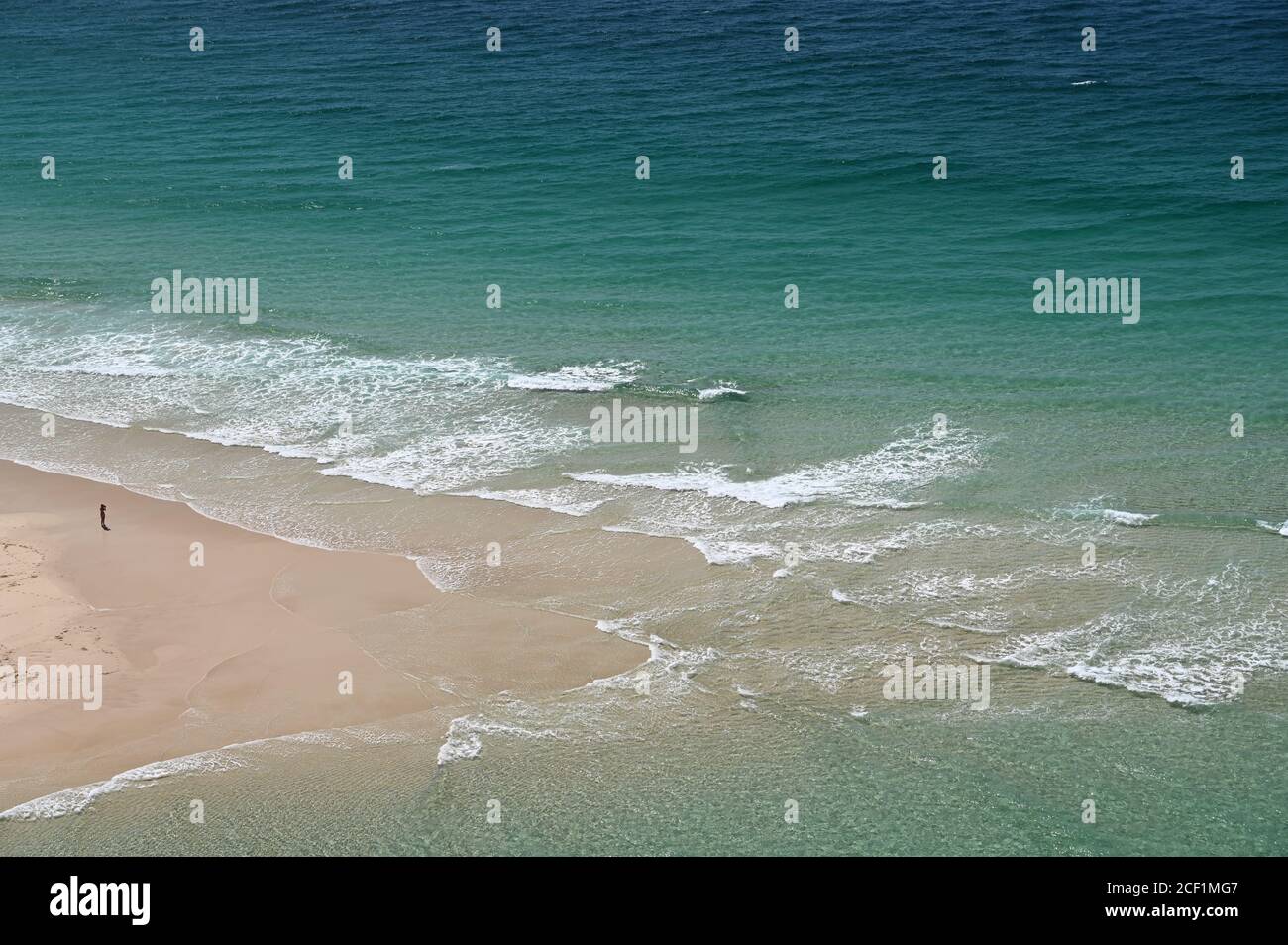 cornovaglia in estate - sulla spiaggia Foto Stock