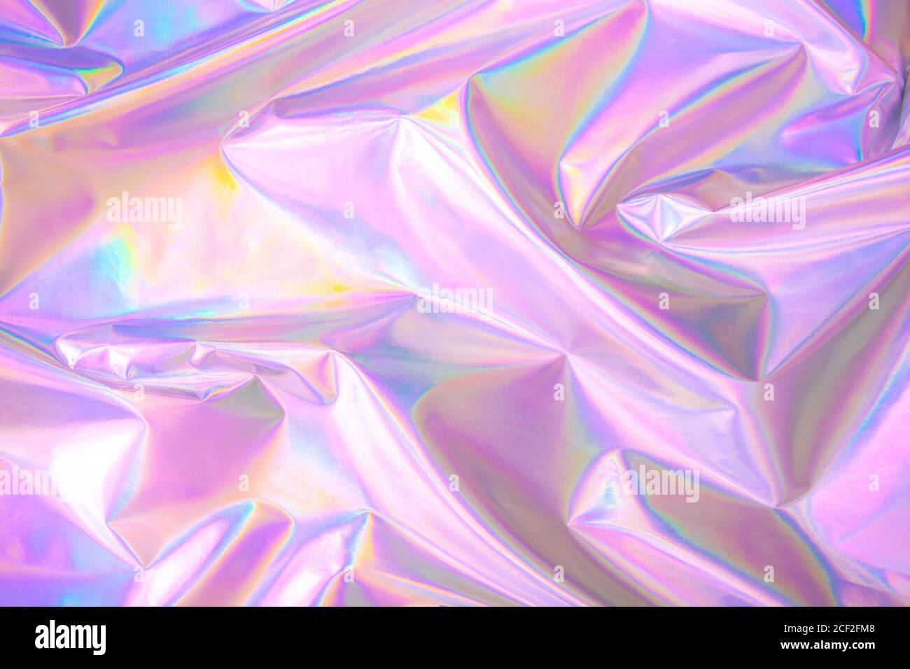 sfondo olografico color pastello in stile anni '80 Foto Stock