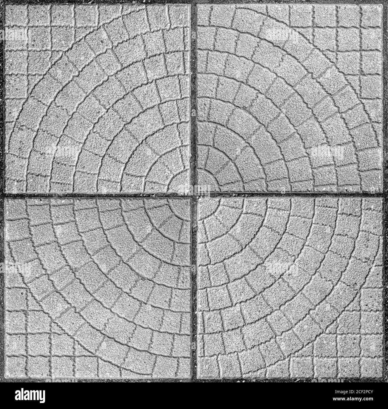 strada lastricata con piastrelle marciapiede. bello sfondo in mattoni con, struttura muraria di mattoni grigio chiaro. esterno closeup Foto Stock