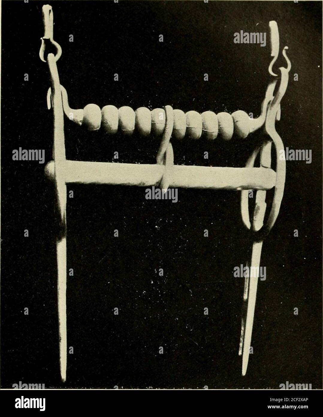 . Equitazione e guida. UR cavallo. La snafie semplice, anello snaffle, doppio anello snafifle, Liverpool bit. Gomito bit, Bux-ton bit, Swaless brevetto, e (tavole XXIII. E XXIV.) innumerevoli modifiche di questi, offereopportunity di spostare la responsabilità dal tuo mani alle barre di gara dei cavalli bocca.fuori di qui e là un cavallo che, su accusamento di cattivo addestramento precoce o da cattivo uso o fromfrattura, e 'impossibile da bit in modo che egli goconforly, la questione dei bit e morsi è amatter di pazienza e di esperimento. Le punte sono comprate spesso come se tutta la dimensione di bitfsarebbe faccia per alcuno Foto Stock