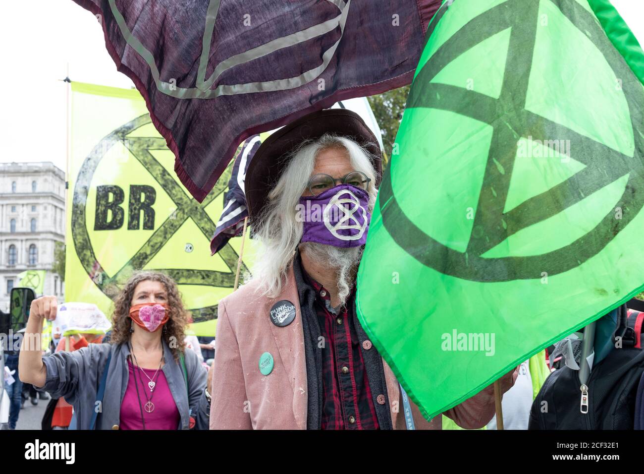 Londra - 3 settembre 2020 - dimostrazione della ribellione estinzione - fotografo : Brian Duffy Foto Stock