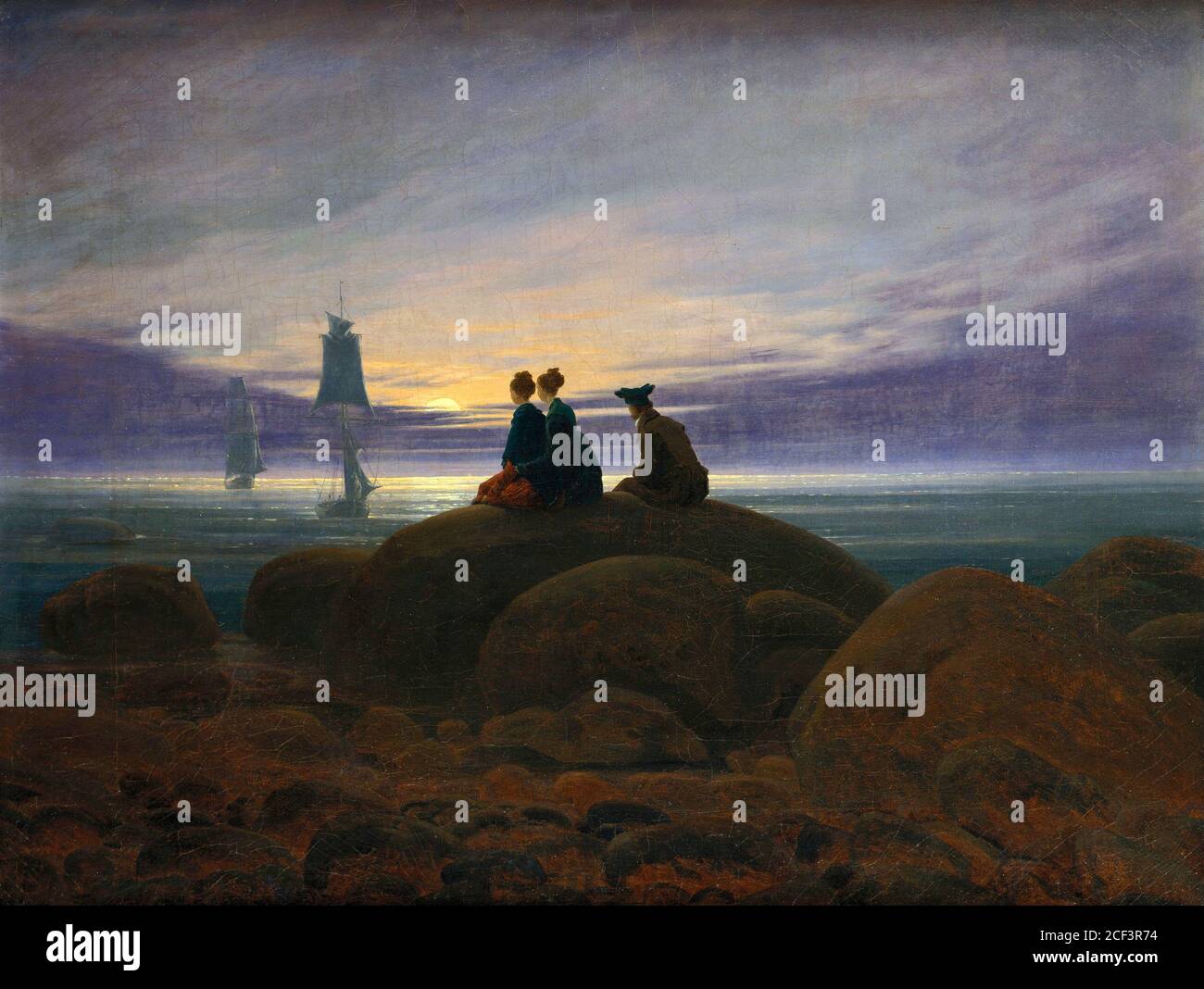 Pittore romantico tedesco caspar david friedrich immagini e fotografie