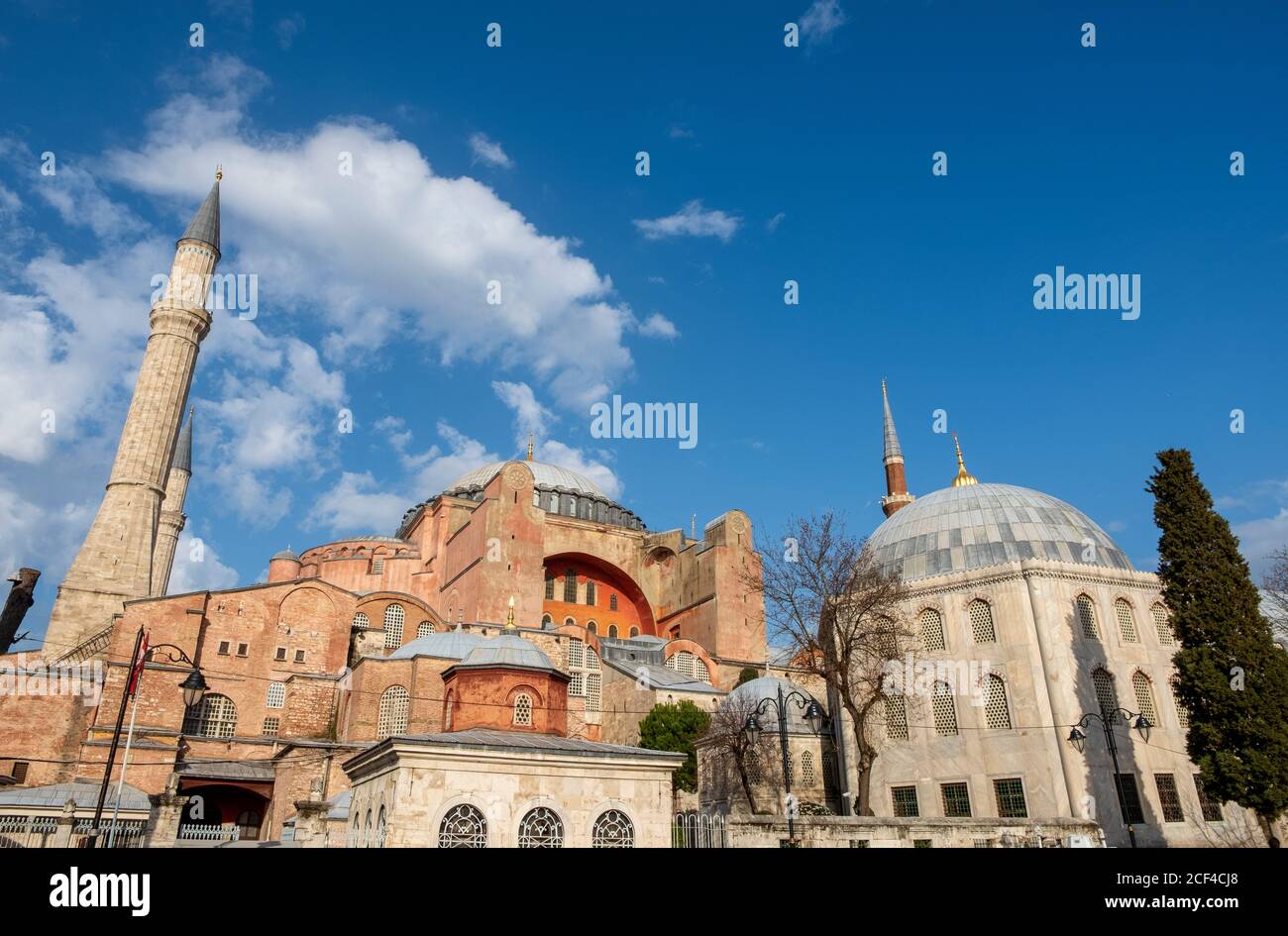 Istanbul, Turchia - 03 Marzo 2018: Hagia Sophia / Ayasofya. La moschea di Hagia Sophia è il famoso edificio storico di Istanbul. Turchia. Foto Stock