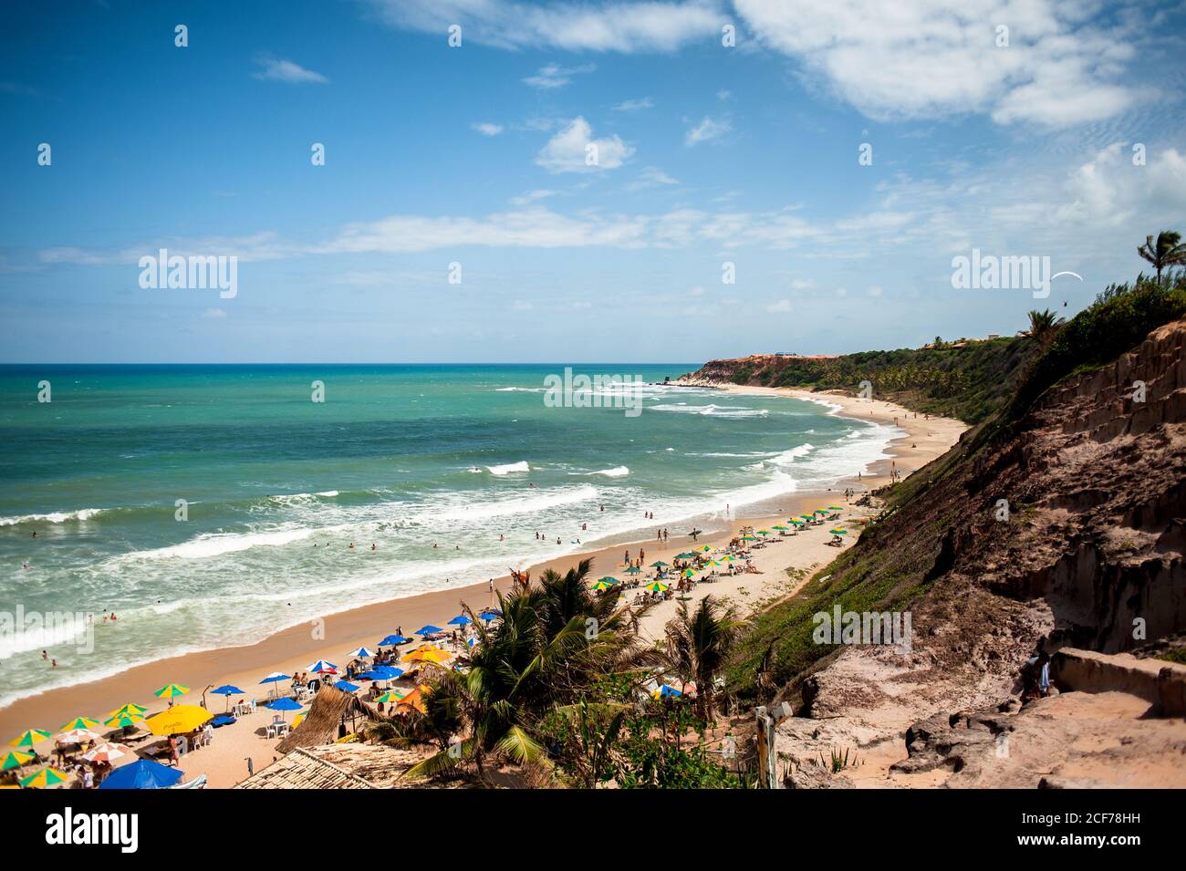 Vista spettacolare su una spiaggia di Rio de Janeiro Foto Stock