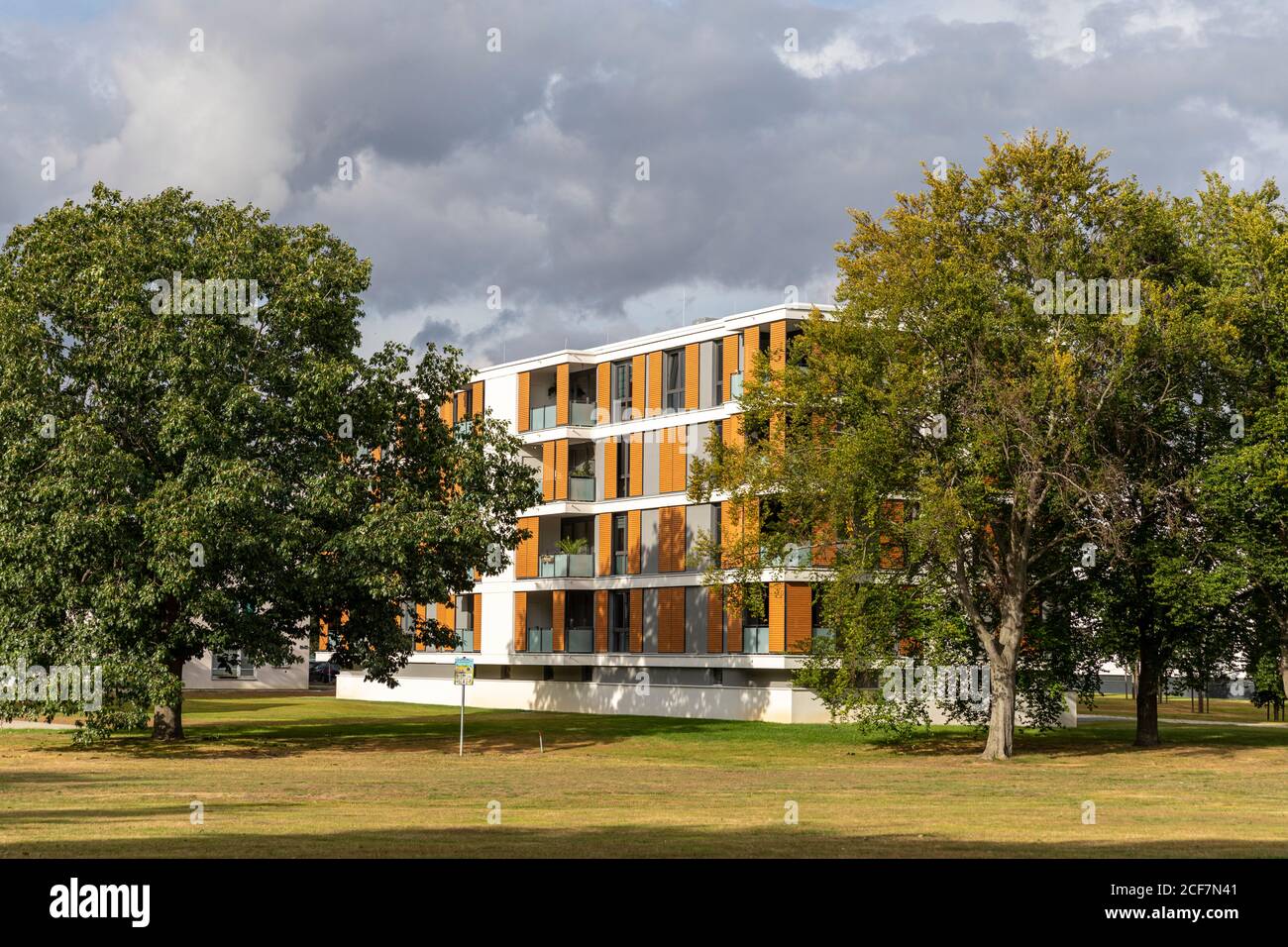 Moderno edificio residenziale in bassa Sassonia Foto Stock