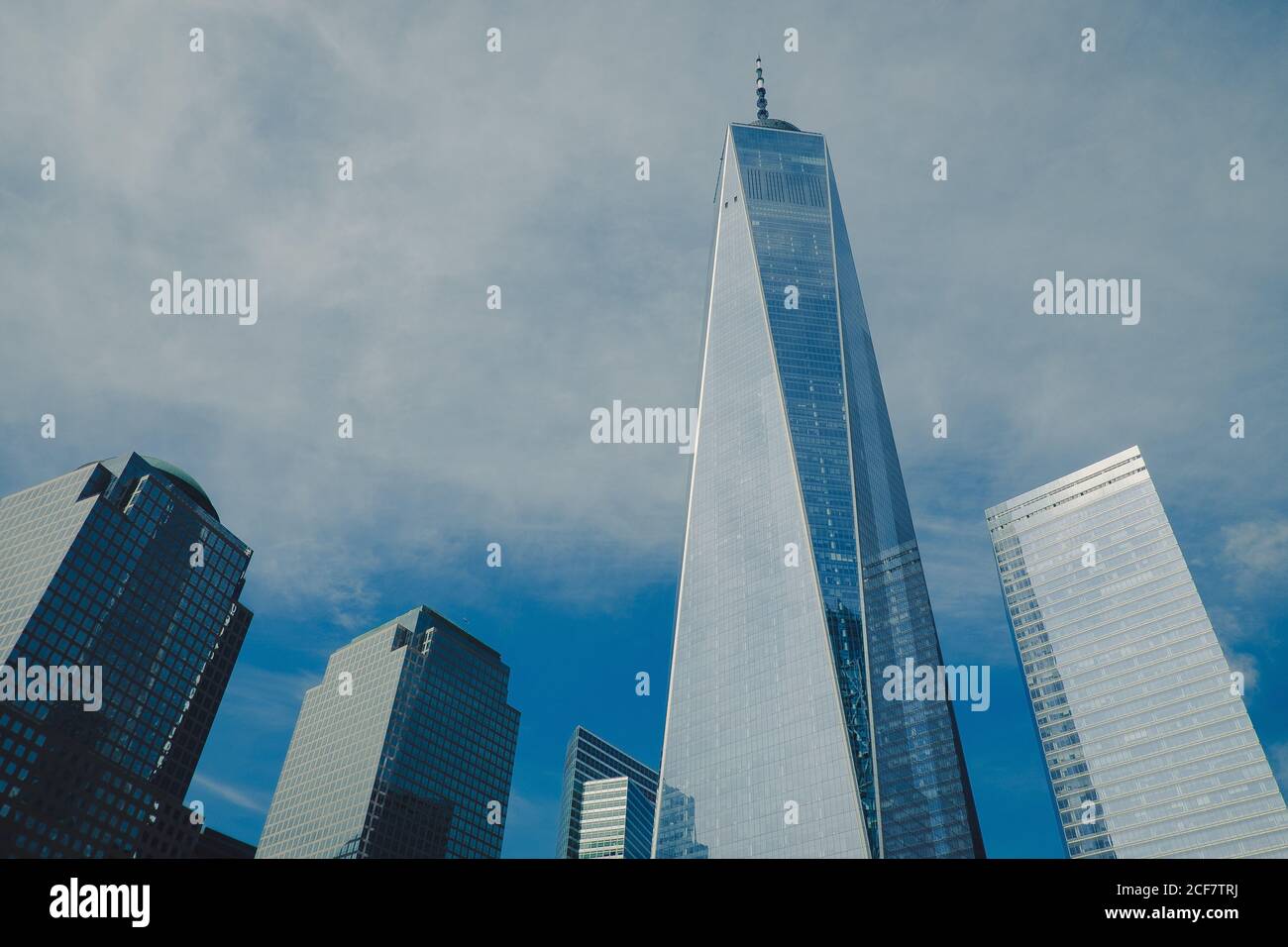 Splendido paesaggio della città e degli edifici di New York. Foto Stock