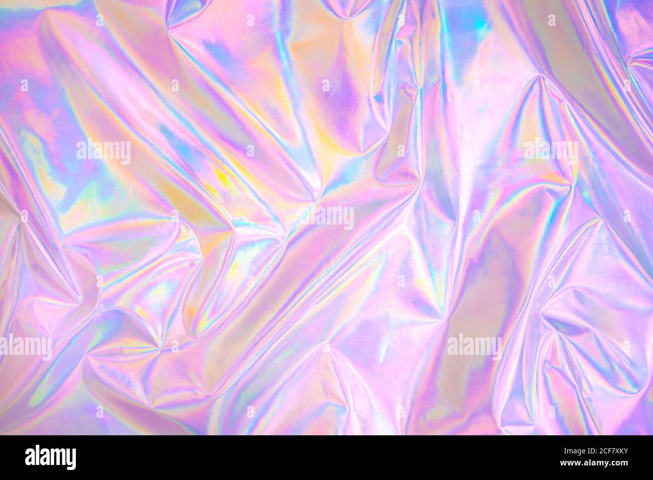 sfondo olografico color pastello in stile anni '80 Foto Stock