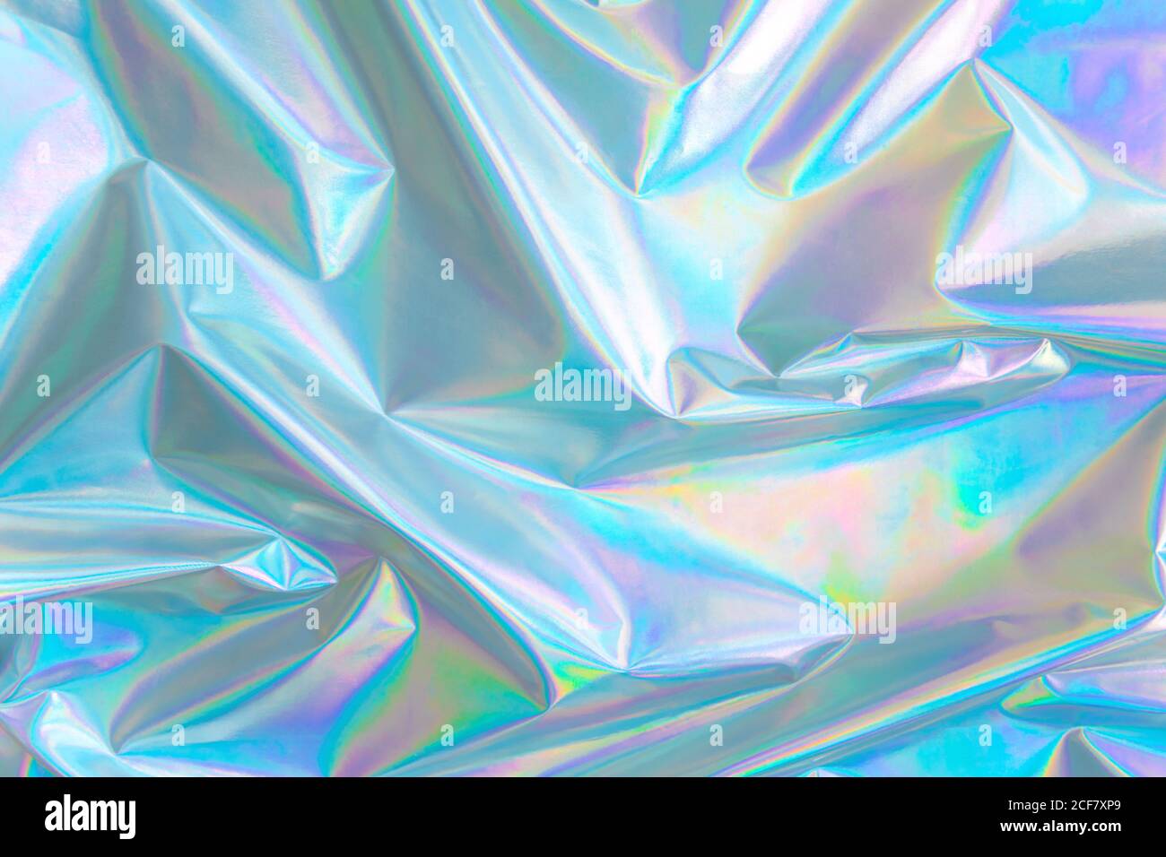 sfondo olografico color pastello in stile anni '80 Foto Stock