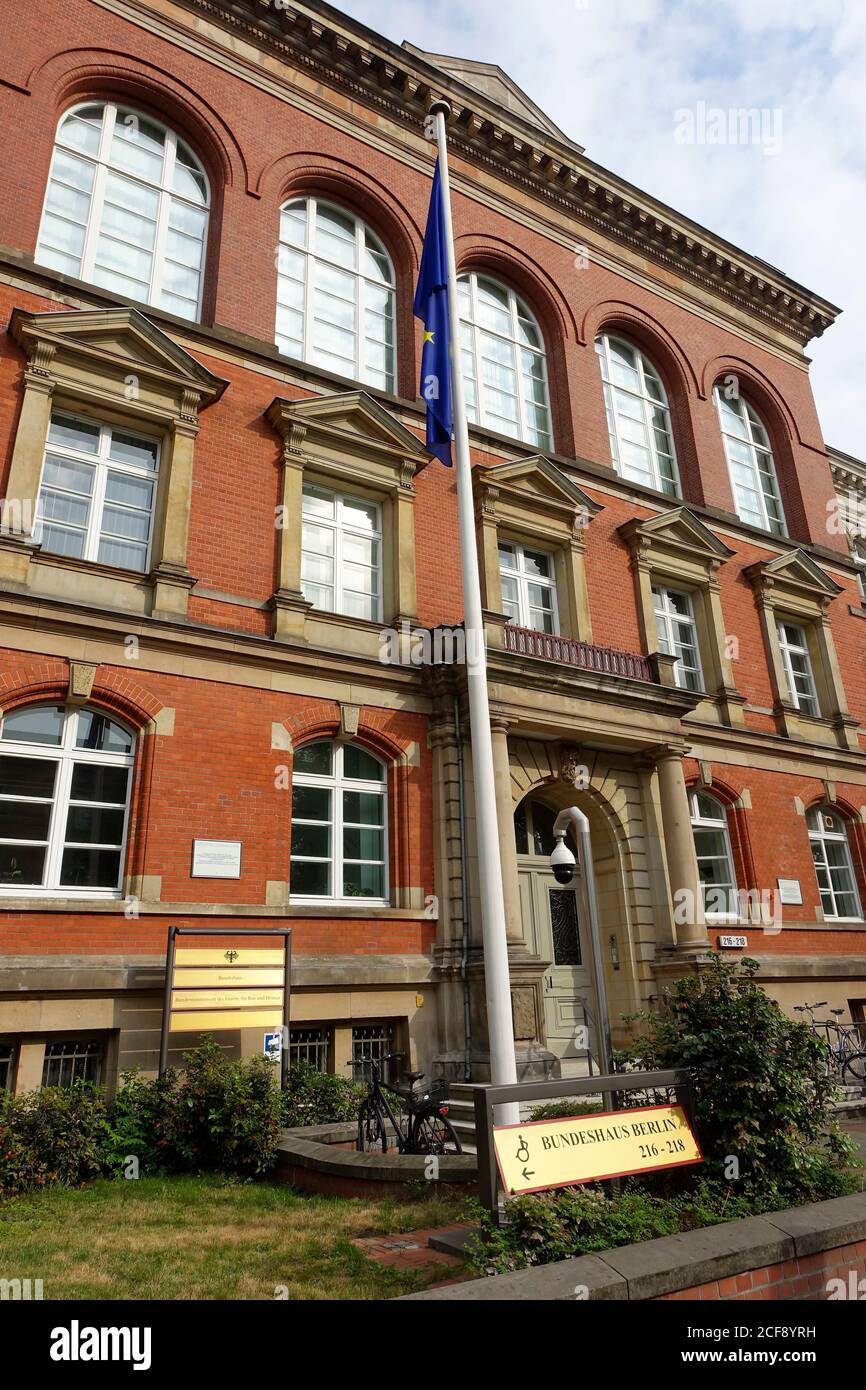 Edificio Bundeshaus (Casa federale) nel distretto di Wilmersdorf a Berlino, Germania Foto Stock