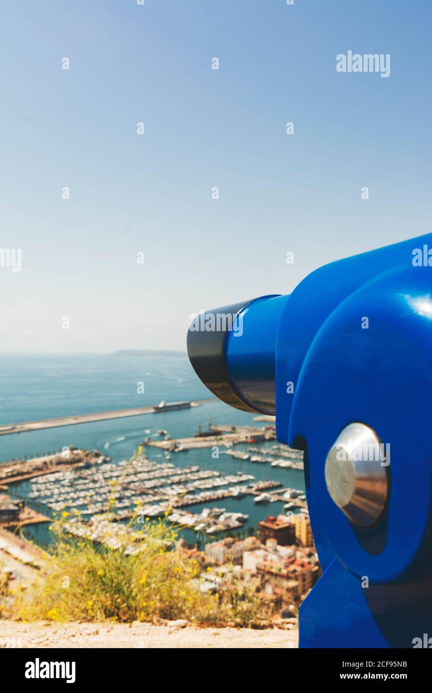 Paesaggio costiero mozzafiato in giornata intensa Foto Stock