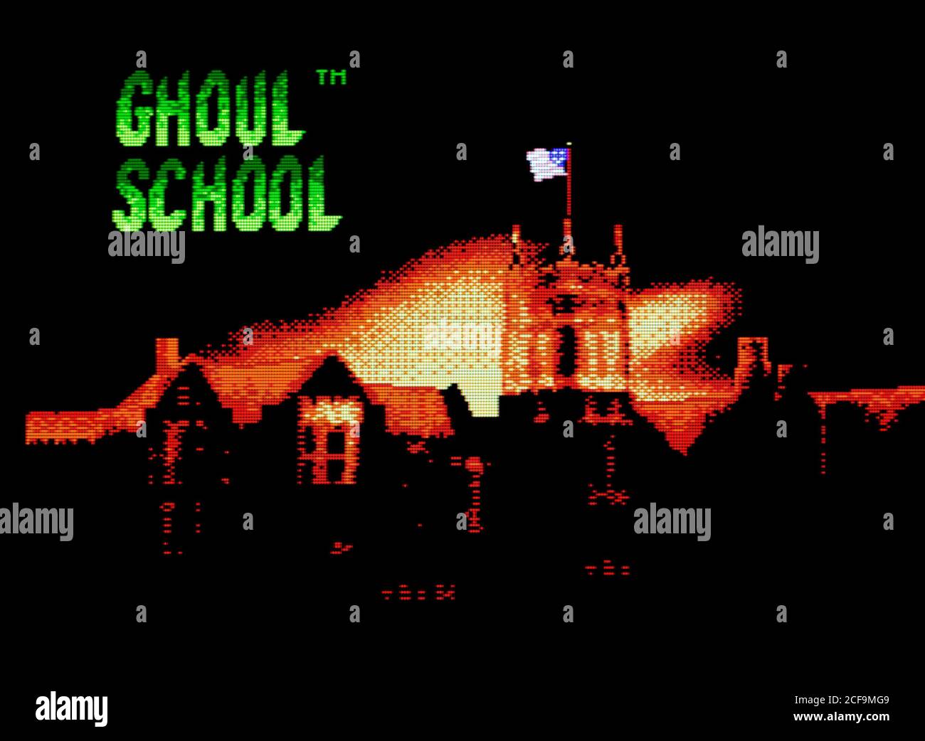 Scuola di Ghoul - Nintendo Entertainment System - NES Videogame - Solo per uso editoriale Foto Stock