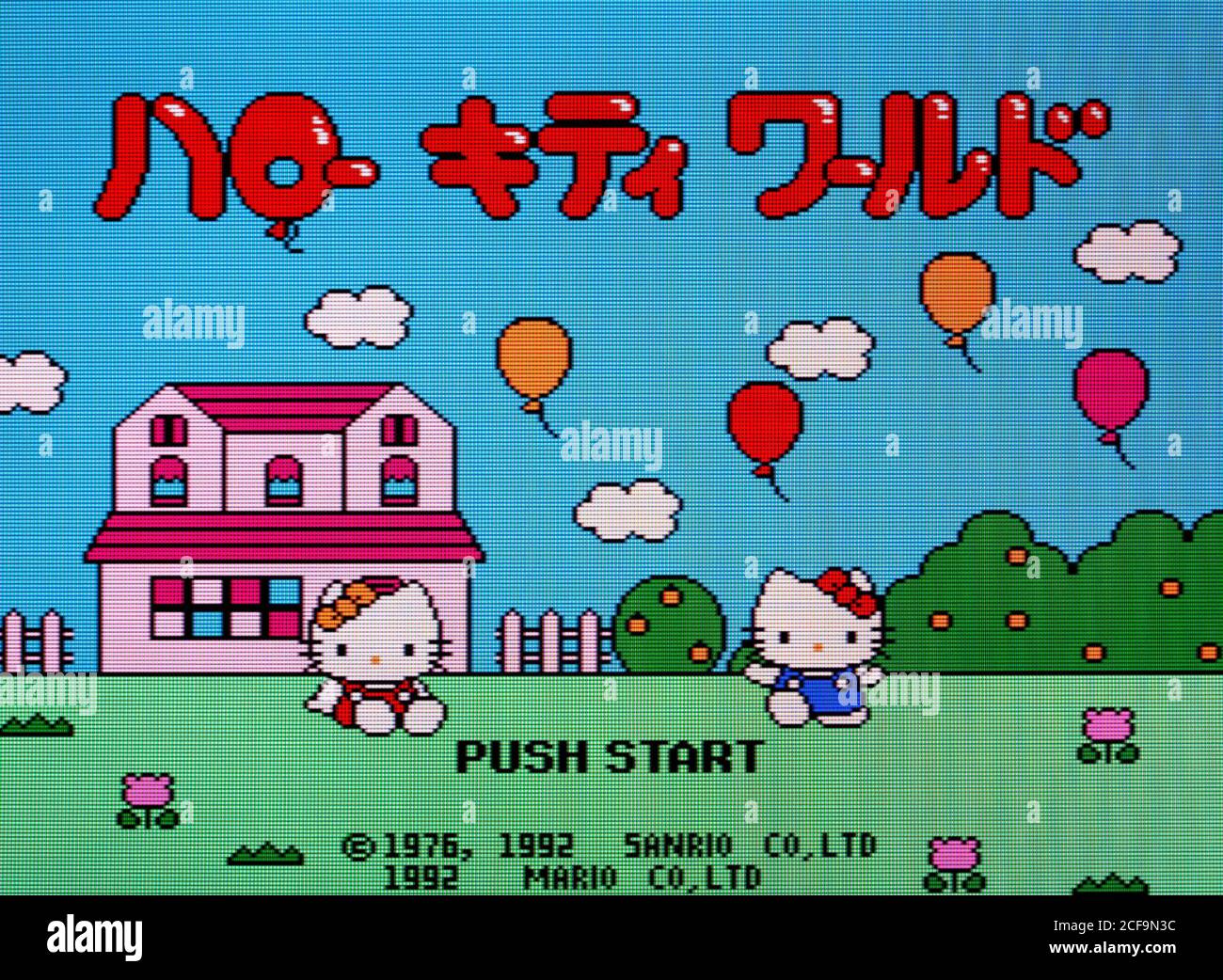 Ciao Kitty World - Nintendo Entertainment System - NES Videogioco - solo per uso editoriale Foto Stock