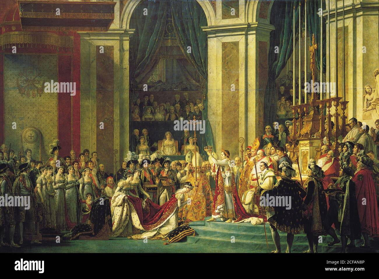 Incoronazione di napoleone bonaparte immagini e fotografie stock ad