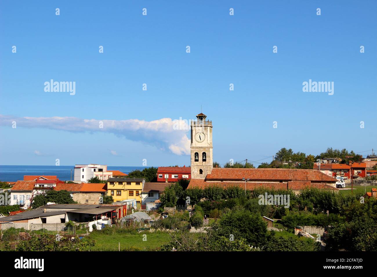 Chiesa di Santa Maria in Cueto Santander Cantabria Spagna Foto Stock