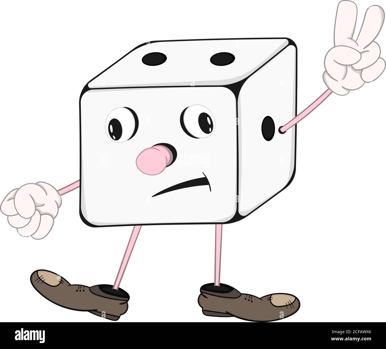 Disegnato a mano. Le parti in movimento possono essere spostate e combinate come desiderato. Illustrazione Vettoriale