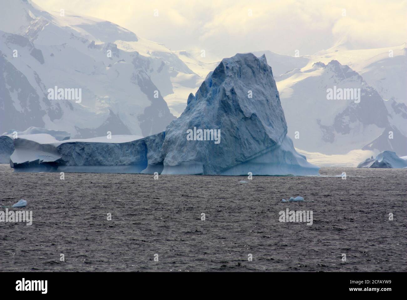 Iceberg nella baia di Marguerite, Antartide Foto Stock