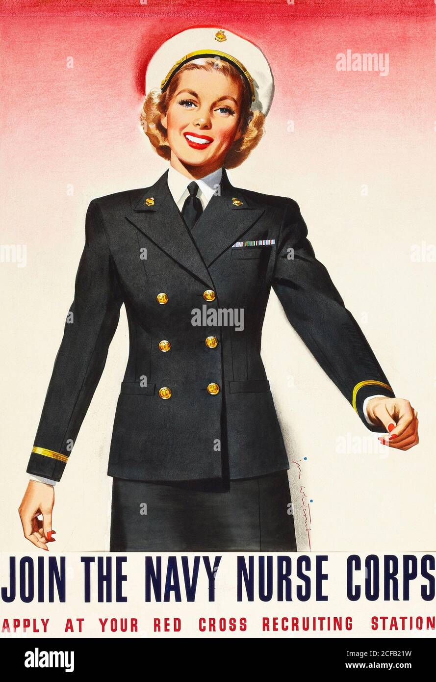 Unire il Navy Nurse Corps Foto Stock