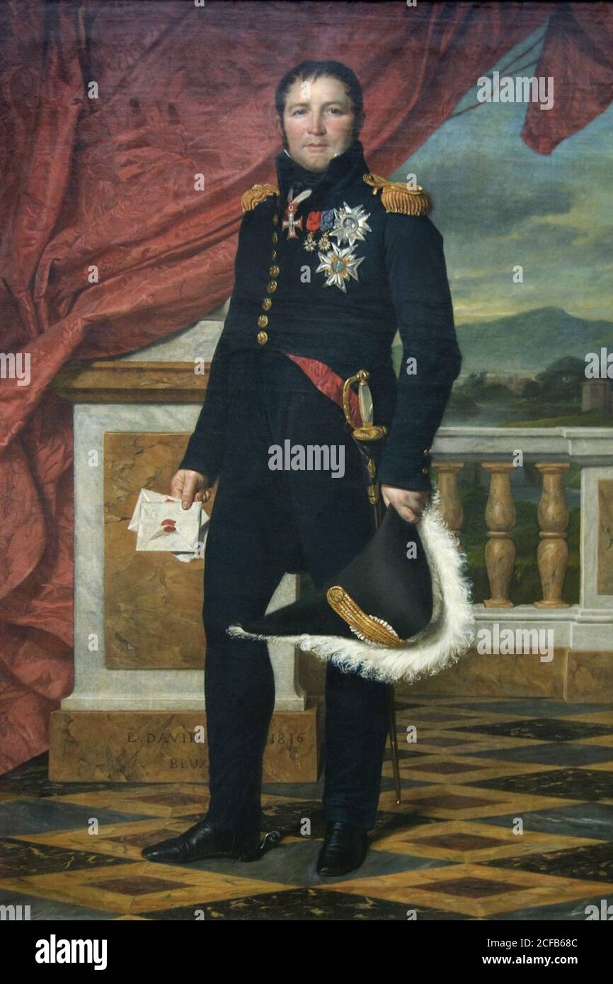 Generale Étienne-Maurice Gérard (1773–1852), Maresciallo di Francia Foto Stock