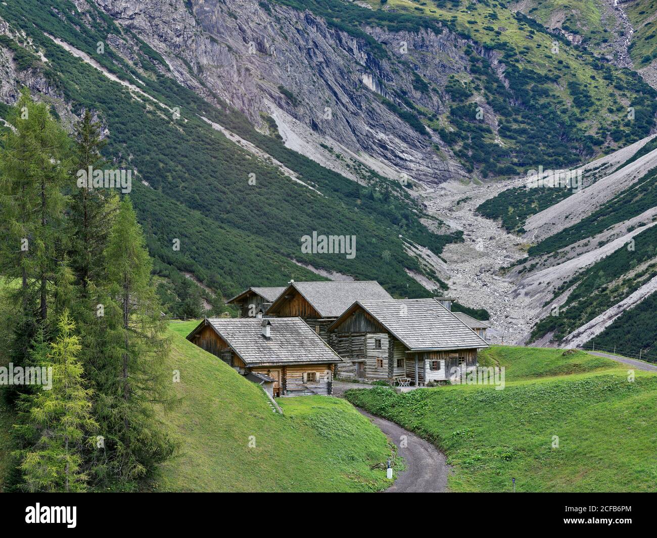 Comune di Pfafflar, distretto di Reutte, Tirolo, Austria, Hahntenjoch, Alpi Lechtal, Alpi Foto Stock