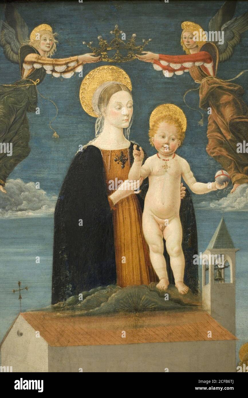 La traduzione della Santa Casa di Loreto, ca. 1510 Foto Stock