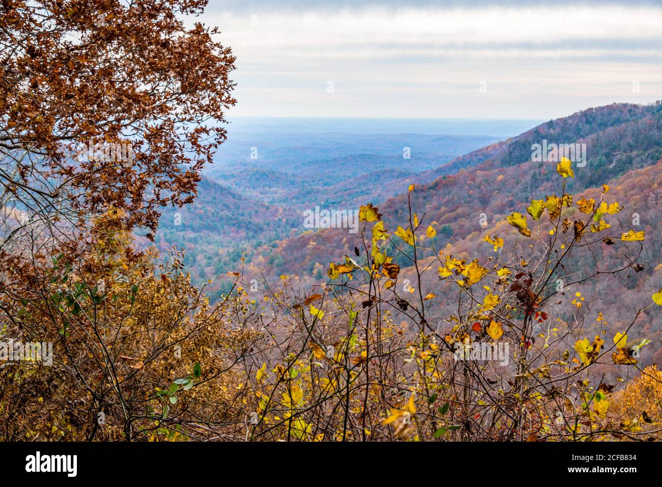 Georgia del Nord, Neels Gap da Mountain Crossings Foto Stock