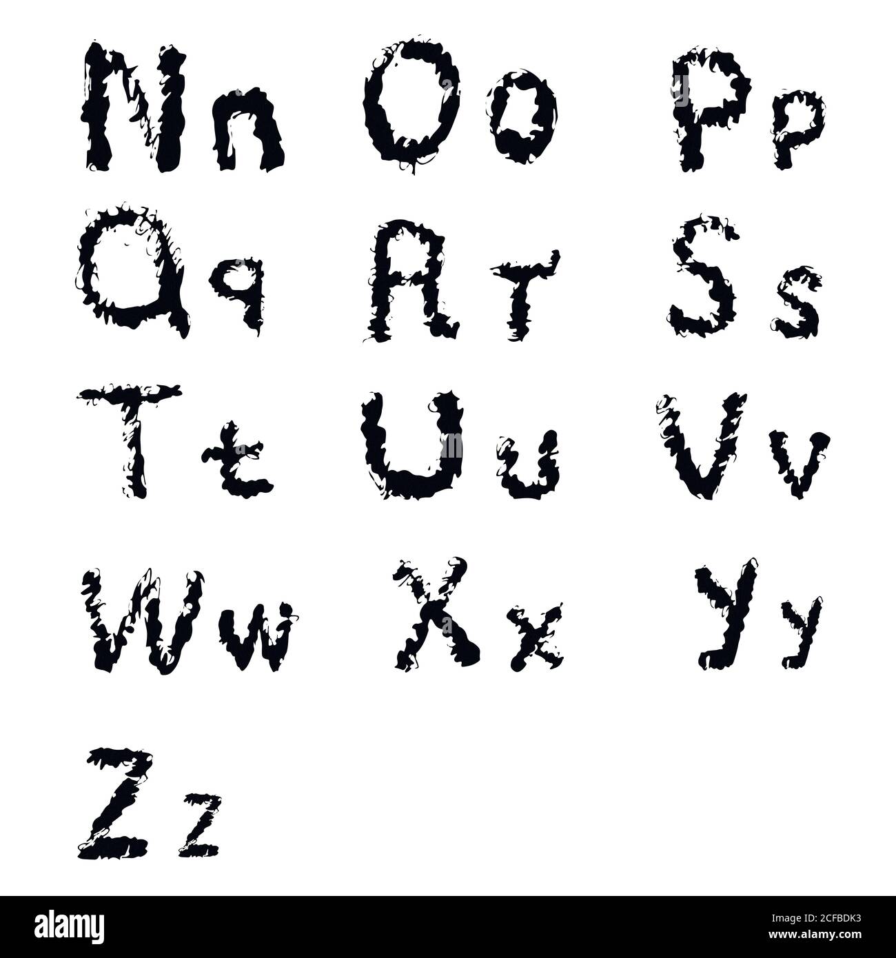 Lettere tipografiche vettoriali per stampe e decorazioni par Illustrazione Vettoriale