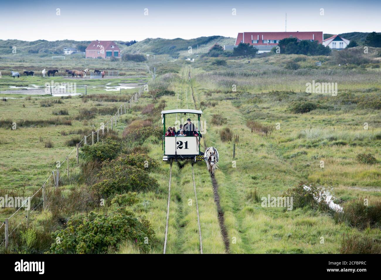 Museo ippico, Spiekeroog, Isole Frisone Orientali Foto Stock