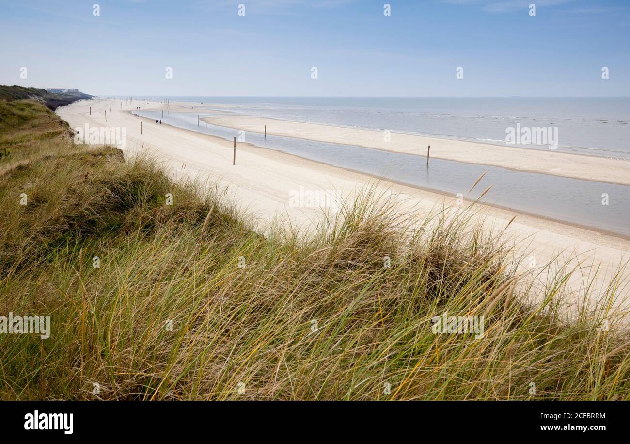 Punta orientale di Wangerooge, Isole Frisone Orientali Foto Stock