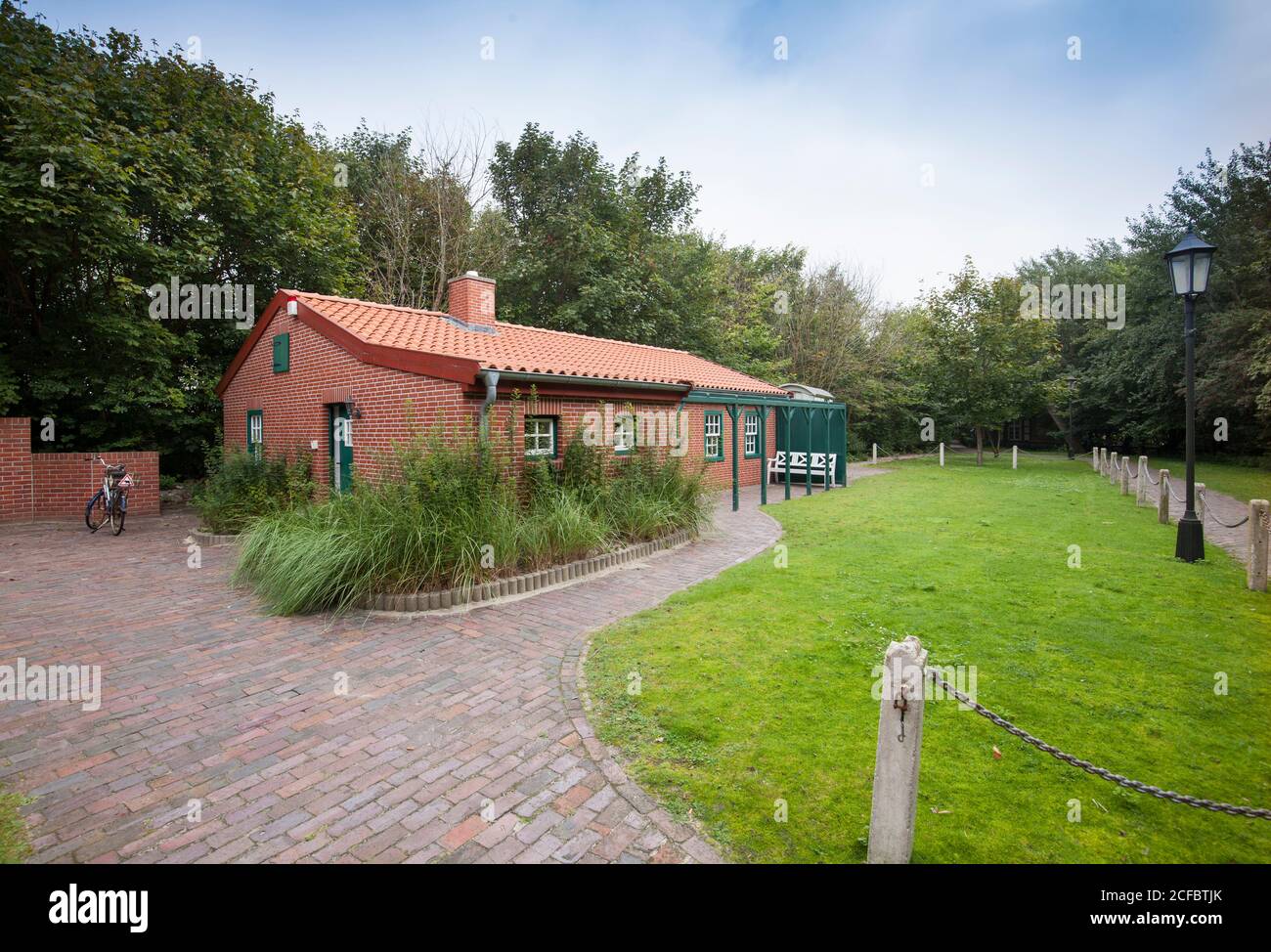 Teehuus, Inselmuseum, Norderney, Isole Frisone Orientali Foto Stock