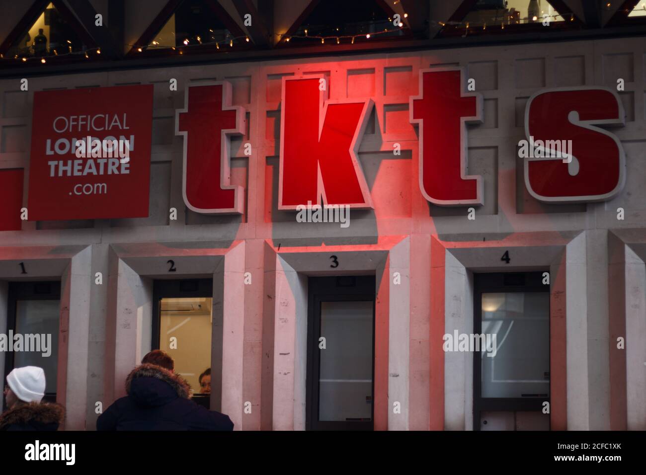 Teatro ufficiale di Londra .COM T K T S tkts Foto Stock
