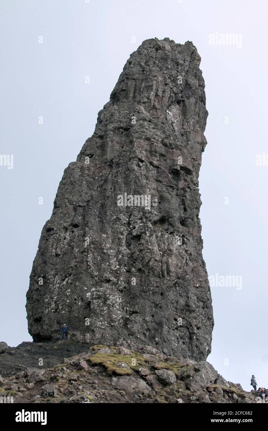 Vecchio uomo di Storr sull'isola di Skye Foto Stock