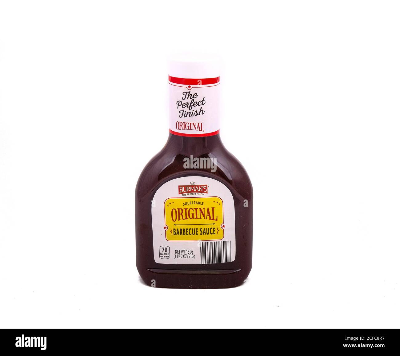 Salsa al barbecue di Burmans Foto Stock