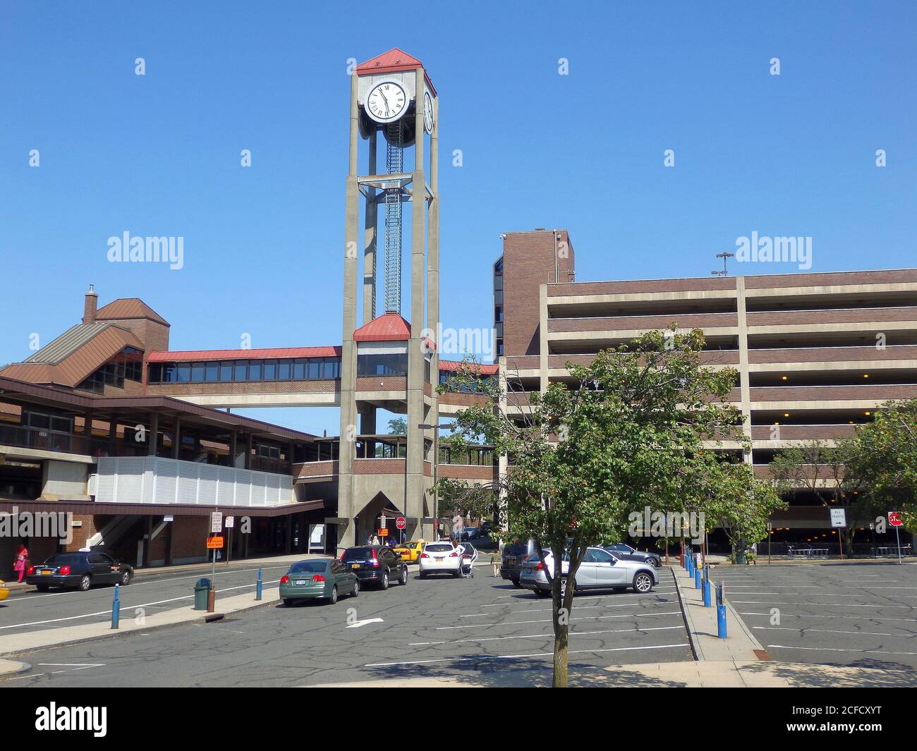 Stazione ferroviaria di White Plains, White Plains, New York state, Stati Uniti Foto Stock
