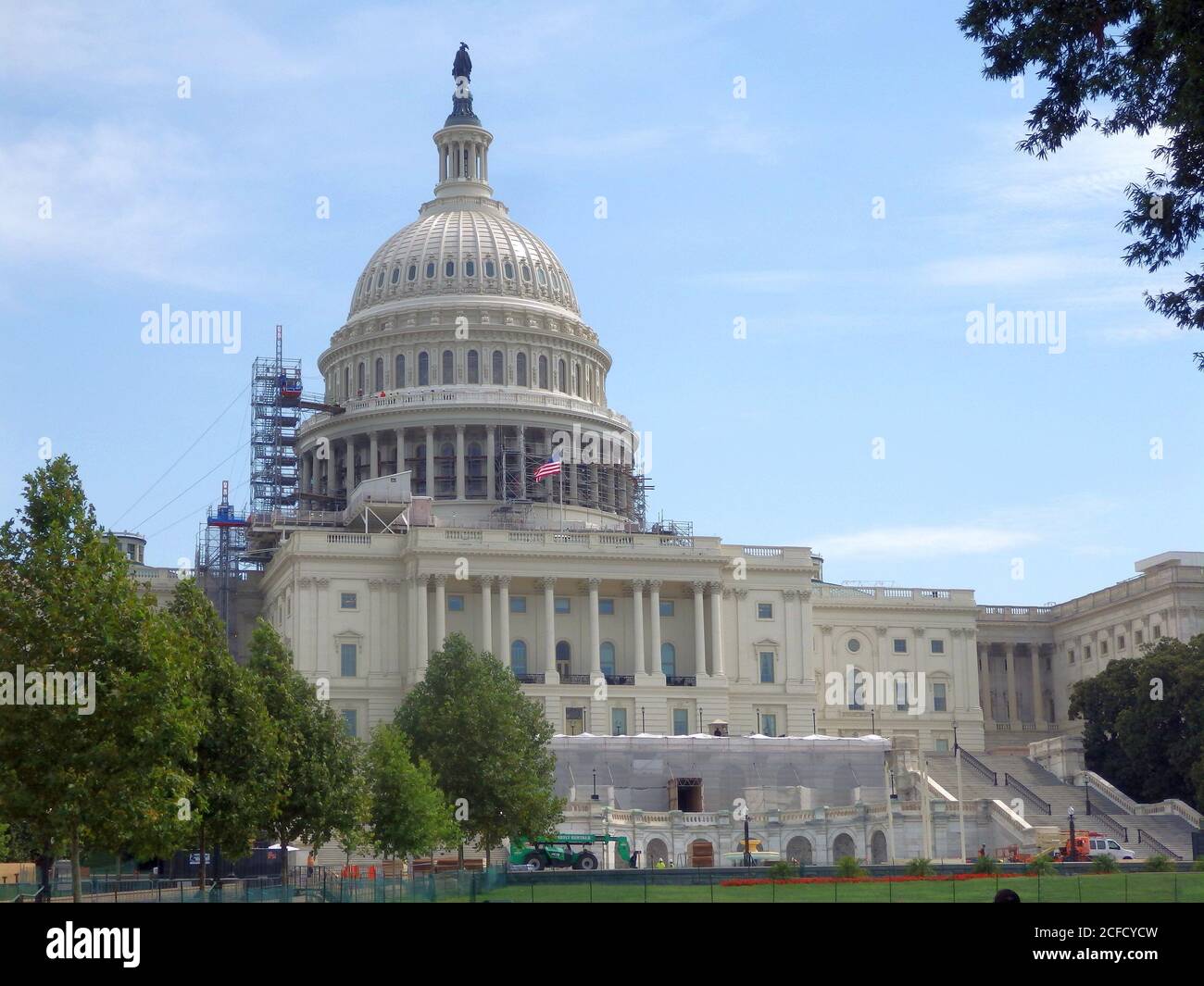 Il Campidoglio degli Stati Uniti, Washington DC, Stati Uniti Foto Stock
