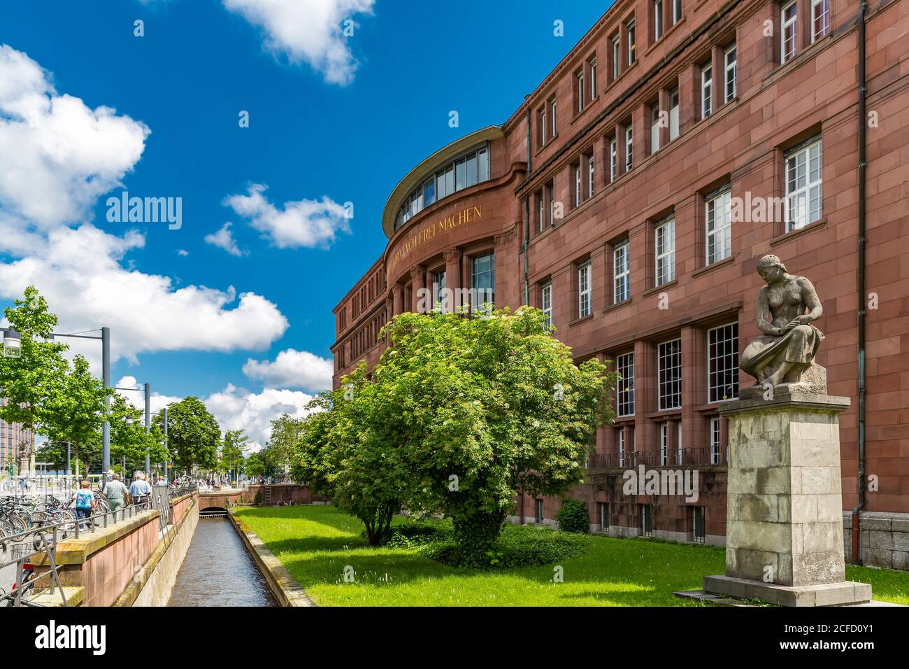 Albert Ludwigs University, Friburgo, Freiburg im Breisgau, Baden-Württemberg, Germania, Europa Foto Stock