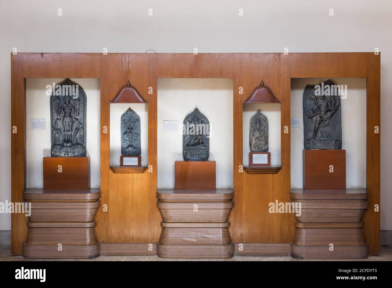 Galleria di Indù, antiche collezioni induisti, Museo Nazionale del Pakistan, Karachi, Sindh, Pakistan, Asia del Sud, Asia Foto Stock