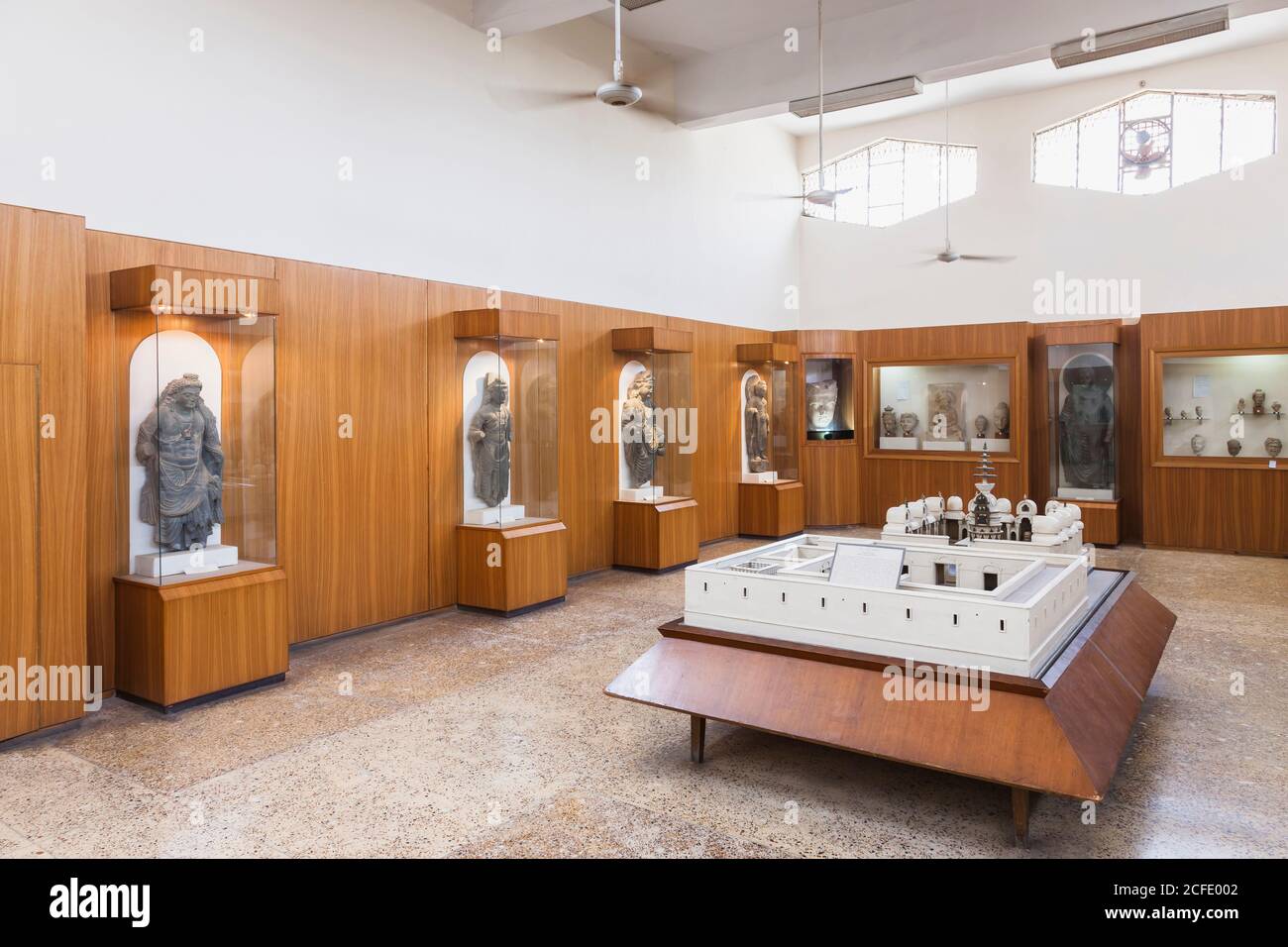 Galleria di Gandhara, antiche collezioni buddiste, Museo Nazionale del Pakistan, Karachi, Sindh, Pakistan, Asia meridionale, Asia Foto Stock