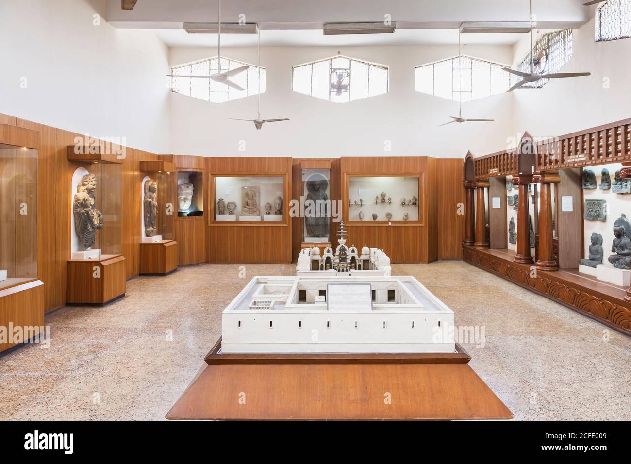 Galleria di Gandhara, antiche collezioni buddiste, Museo Nazionale del Pakistan, Karachi, Sindh, Pakistan, Asia meridionale, Asia Foto Stock