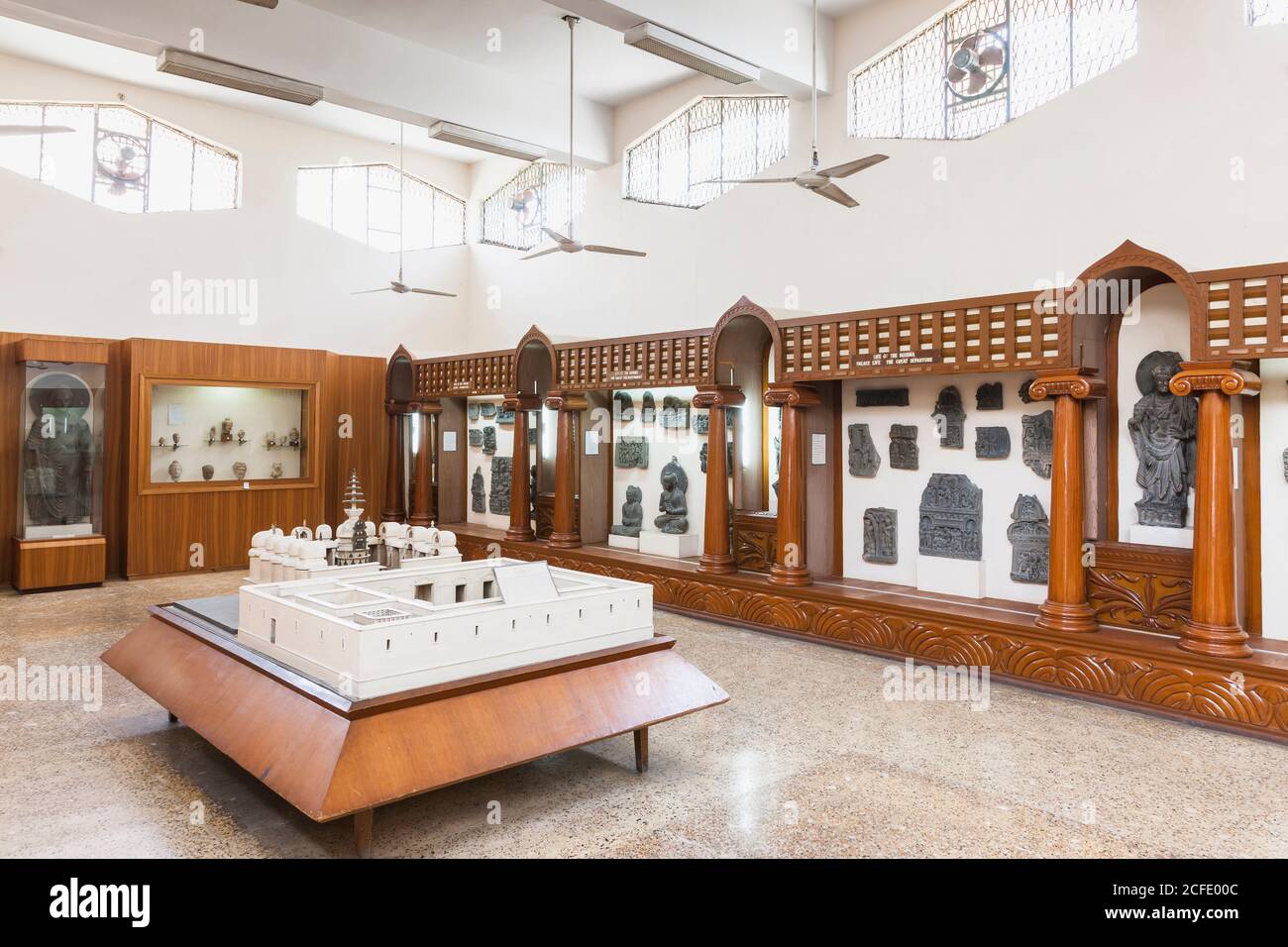 Galleria di Gandhara, antiche collezioni buddiste, Museo Nazionale del Pakistan, Karachi, Sindh, Pakistan, Asia meridionale, Asia Foto Stock