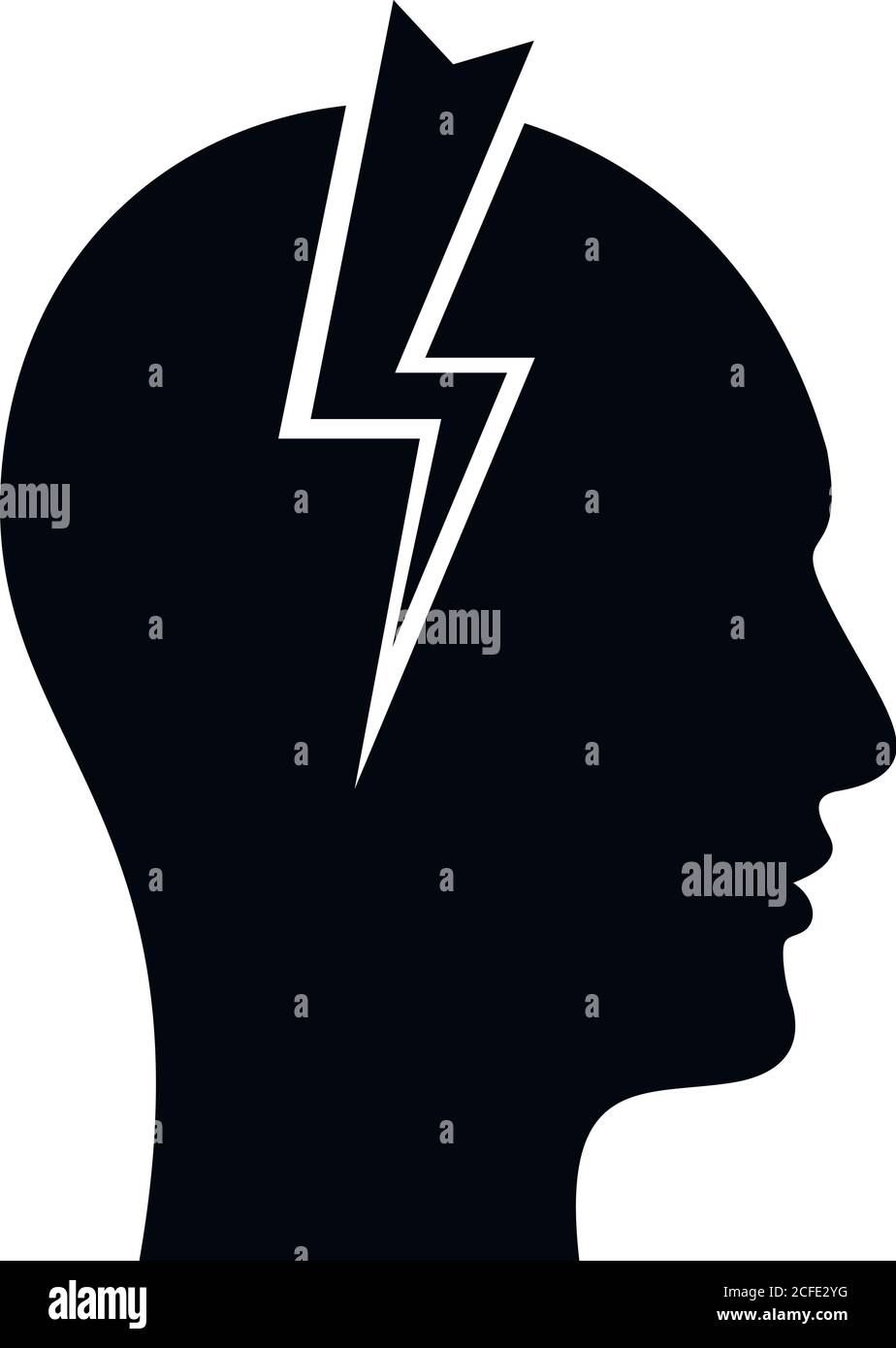 Icona della persona sotto sforzo. Semplice illustrazione dell'icona vettoriale della persona sotto sforzo per la progettazione Web isolata su sfondo bianco Illustrazione Vettoriale